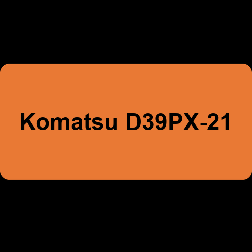Komatsu D39PX-21